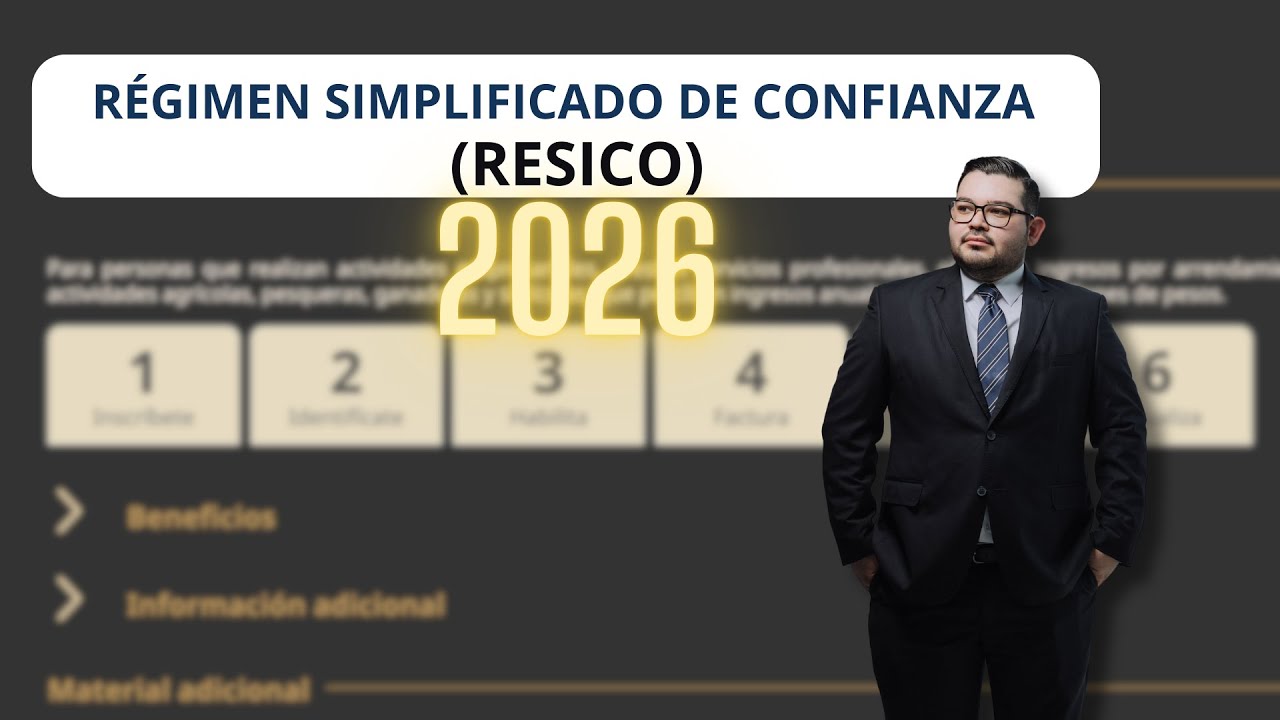 REGIMEN SIMPLIFICADO (RESICO) 2026