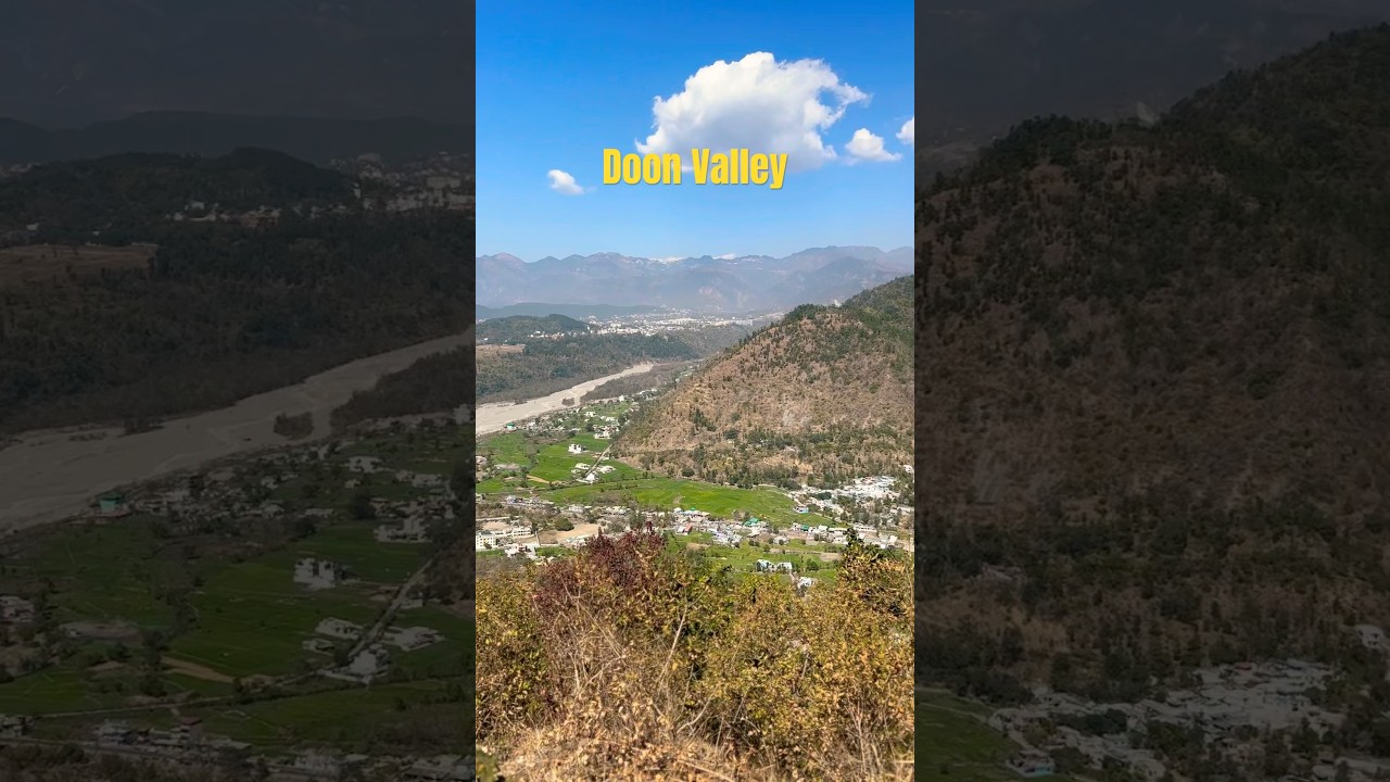 Incredible View of Doon Valley #dehradun #uttarakhand #travelvlog