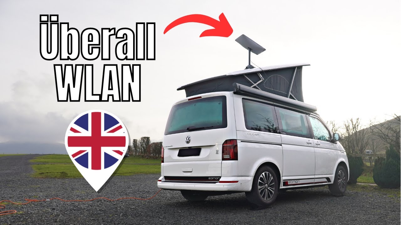🚐 Wintercamping in England mit Starlink im VW California 📡