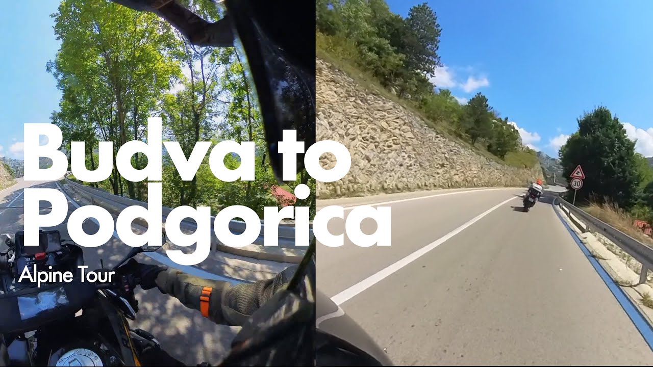 Curvey mountain roads to Podgorica #ktm #bmwmotorrad
