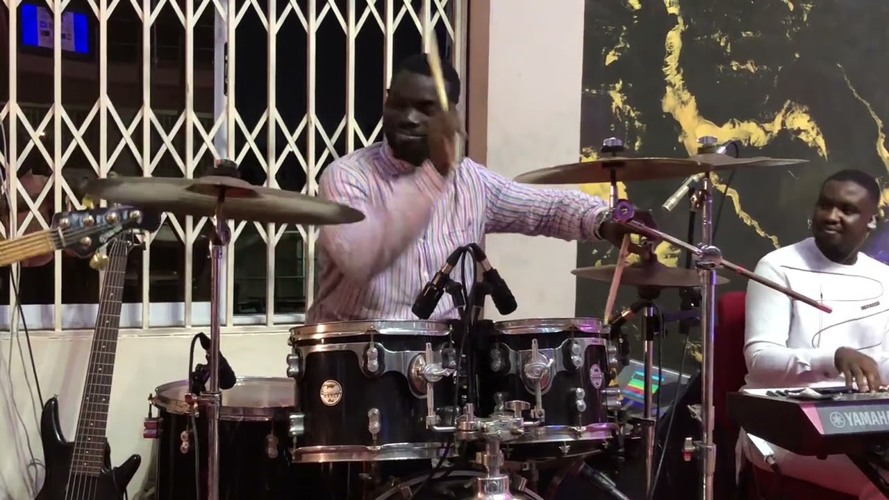 Kofi Owusu Peprah’s Drummer Apankus, Is One Of Ghana’s Best Drummers