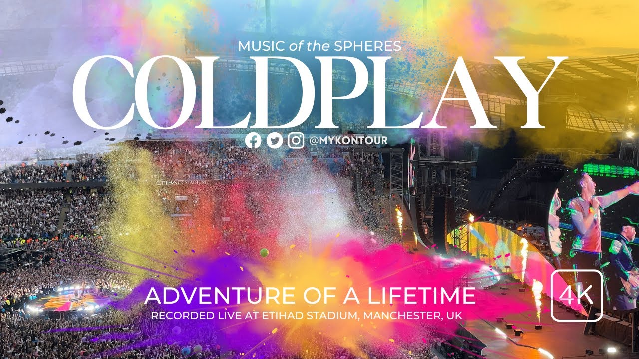 COLDPLAY - Adventure of a Lifetime - Manchester, UK 2023 OPENING NIGHT [4K]