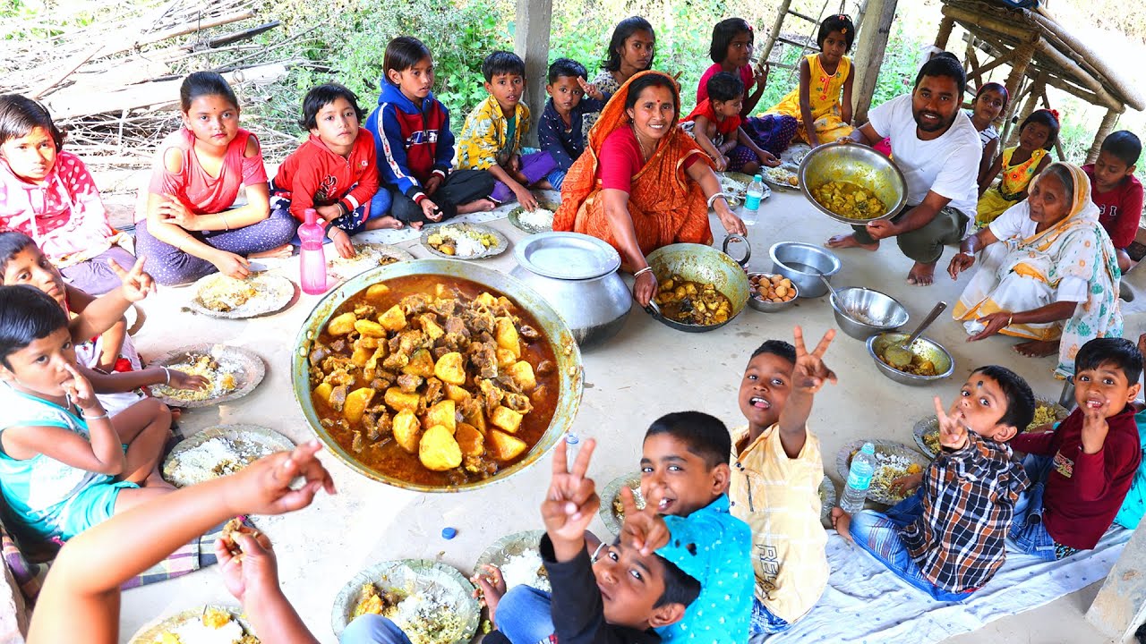 villfood picnic | কচিকাঁচা নিয়ে পিকনিক | Winter ending village picnic by villfood with full enjoy