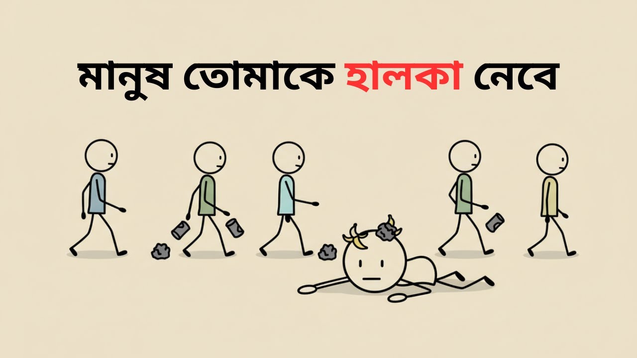 এই ৫টা ব্যবহার সহ্য করলেই মানুষ তোমাকে হালকা নেবে