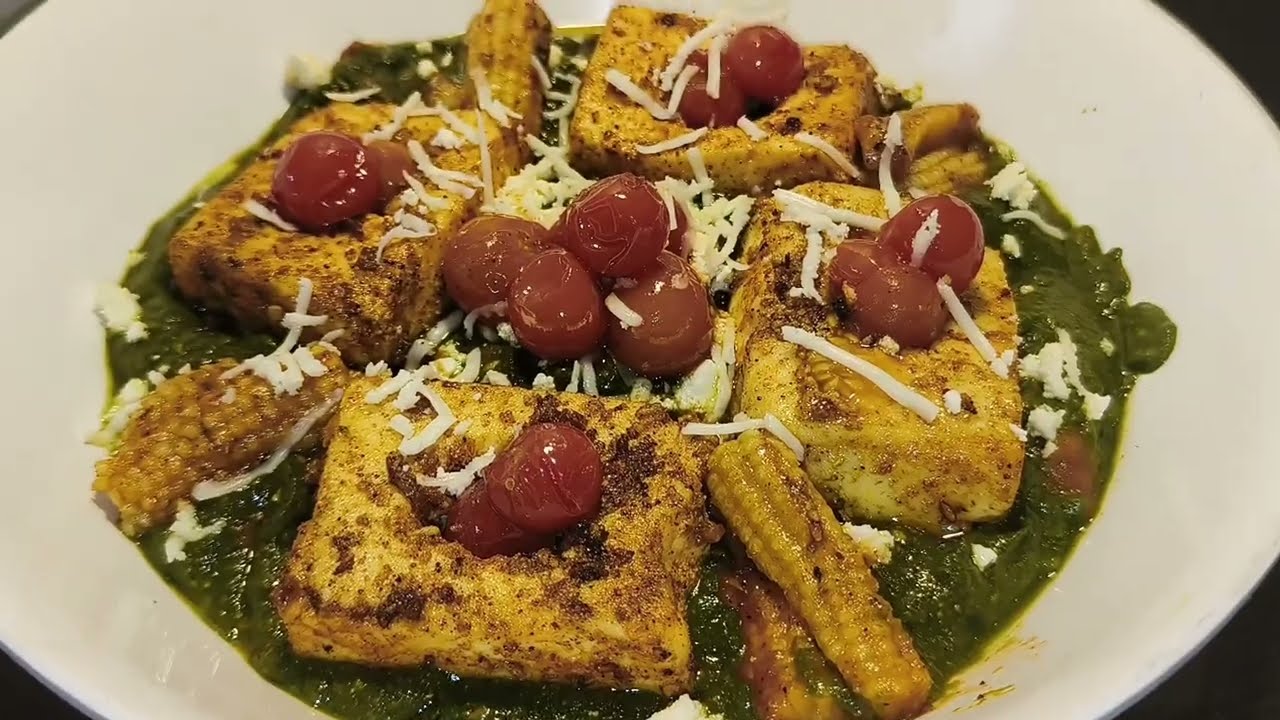 paneer cherry tomato blast |New recipe of paneer cherry tomato |paneer cherry tomato in green gravy