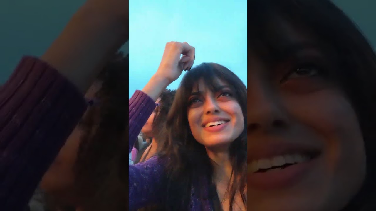 Eu e minha amiga Maria vendo o show da Joelma no The Town 