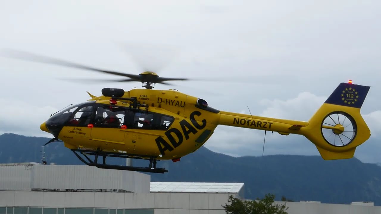 Anflug der BRANDNEUEN D-HYAU