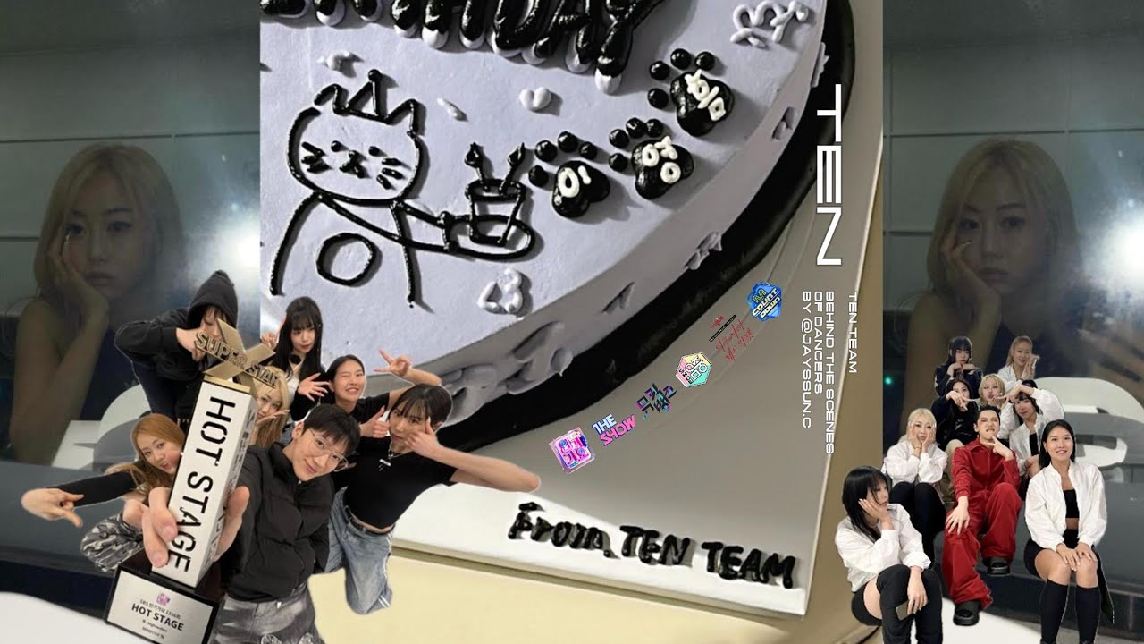 (Eng)BEHIND THE SCENES OF TEN TEAM #3 - 음악방송 나이트워커,워터+텐팀 연습실 훔쳐보기