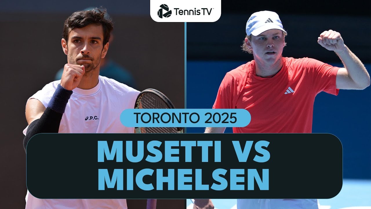 Lorenzo Musetti vs Alex Michelsen | Toronto Highlights 2025