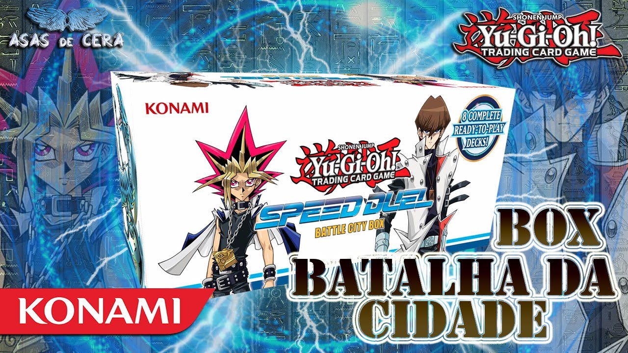 Konami YU-GI-OH! SPEED DUEL CAIXA DA BATALHA DA CIDADE Unboxing BR - O Colecionário 189