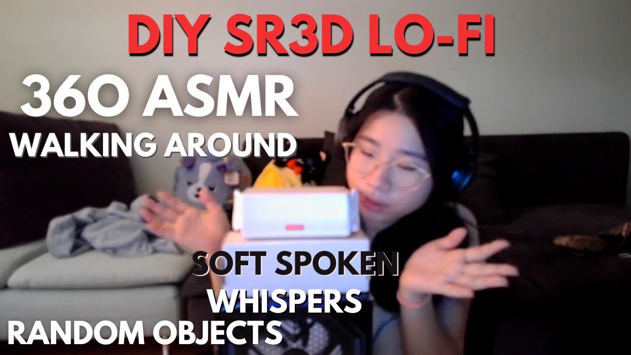 НОВЫЙ DIY SR3D Lo-fi ASMR-микрофон для бинауральных ASMR-покалываний 360 градусов, быстрых ASMR, ...