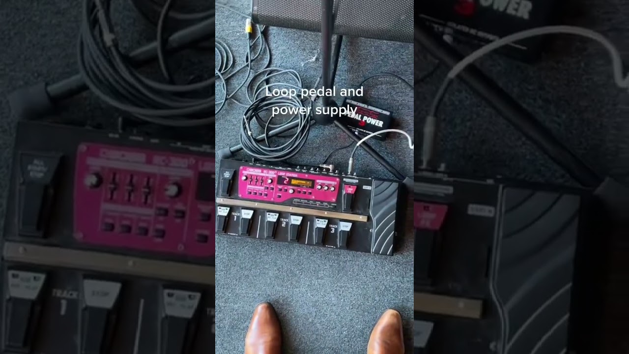Set up for a normal gig on the circuit