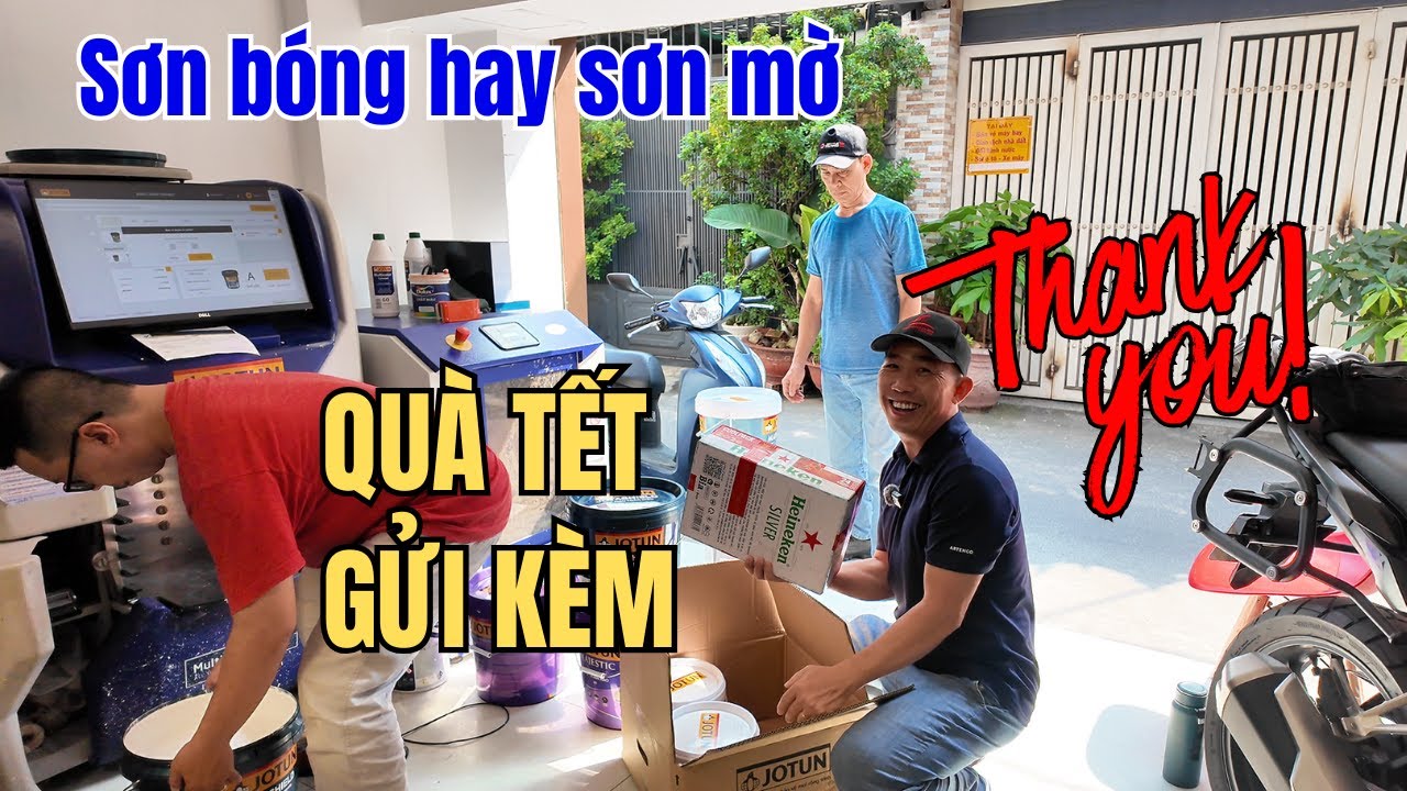 Phân biệt sơn bóng và sơn mờ của hãng Jotun để khách hàng dễ lựa chọn | Gửi quà tết |Minhnguyenhouse