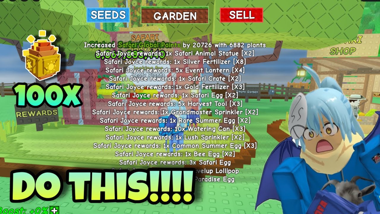 This New Unlimited SAFARI REWARDS METHOD | Grow a Garden