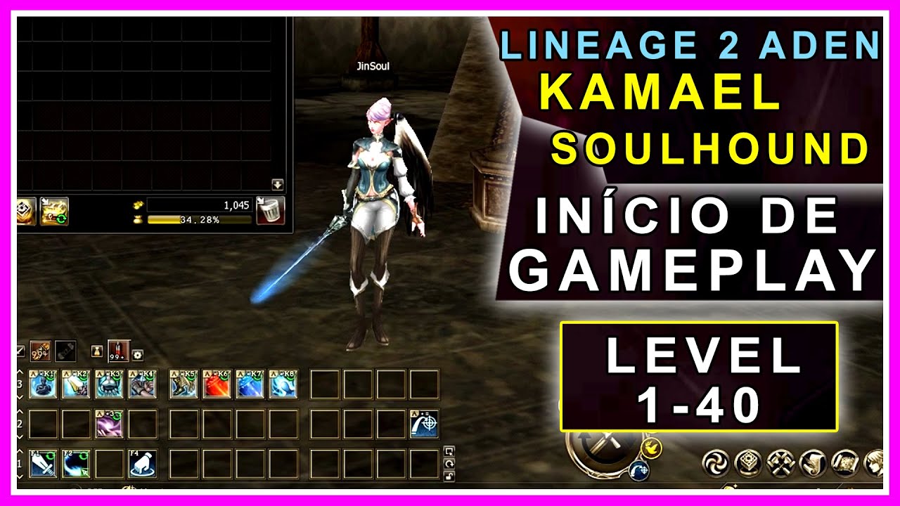 LINEAGE 2 ADEN - KAMAEL SOULHOUND GAMEPLAY LEVEL 1 - 40