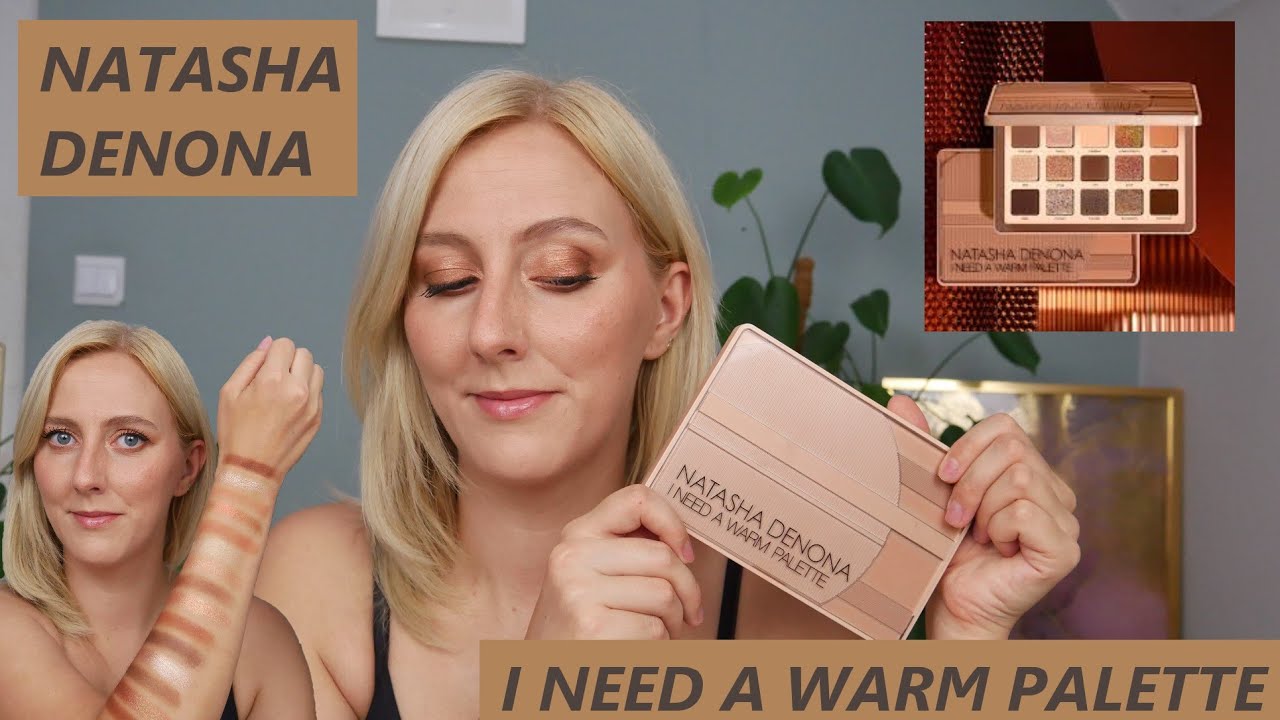 NATASHA DENONA I NEED A WARM PALETTE🤎🧡 MOJA PALETA IDEALNA😍 MAKIJAŻ + SWATCHE