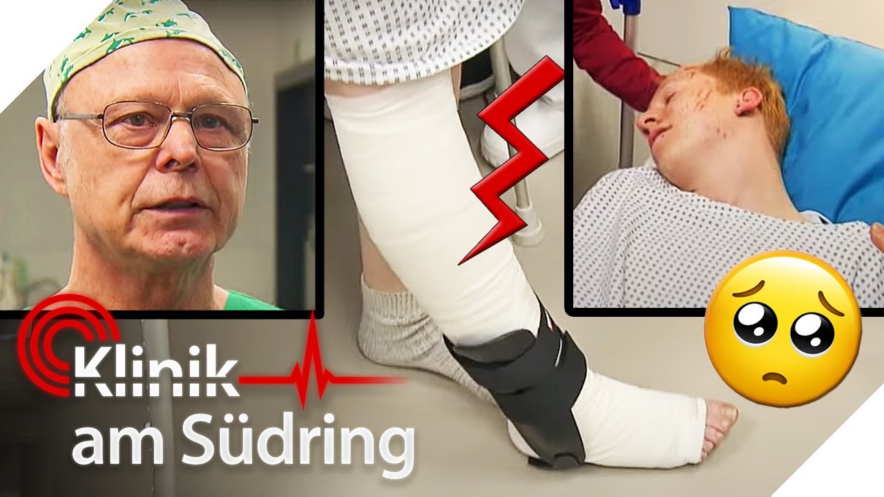 Sport-Zwangspause! 16-Jähriger bricht sich bei Fahrradsturz das Bein 😫​ | Klinik am Südring | SAT.1