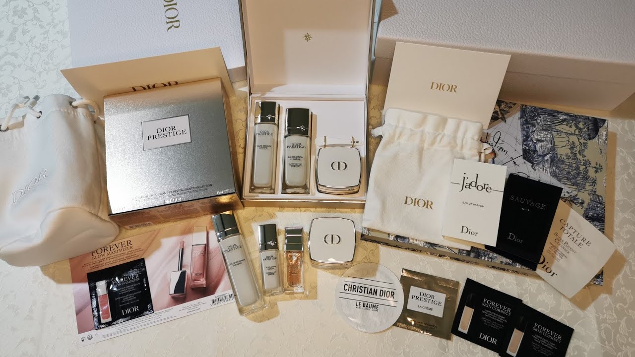 NEW DIOR 2024 Expensive Luxury Prestige Light In White Free Gifts #dior #diorbeauty #unboxing #asmr