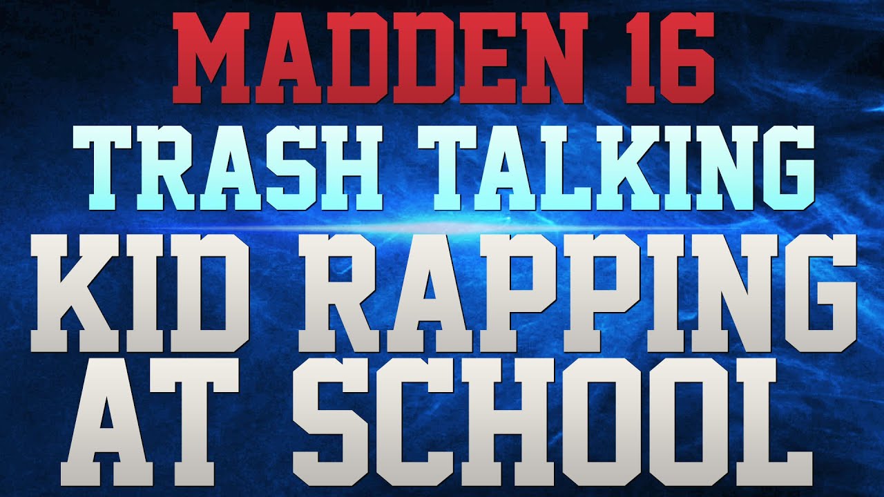 В Madden 16 &mdash; ругань!!! &mdash; Этот бродяга обзывает всех подряд из школы!!! &mdash; Записывайте игру, несмо...