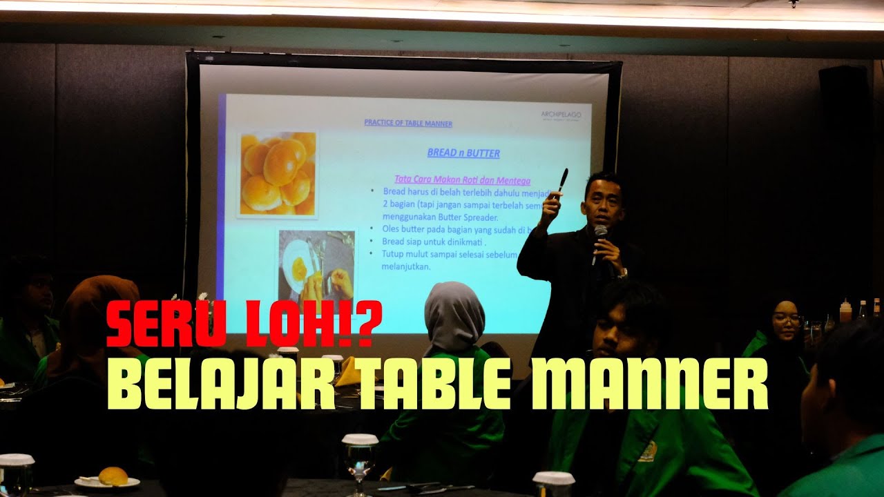 Table MannerCourse PBI UNUSIDA in ASTON Hotel Sidoarjo