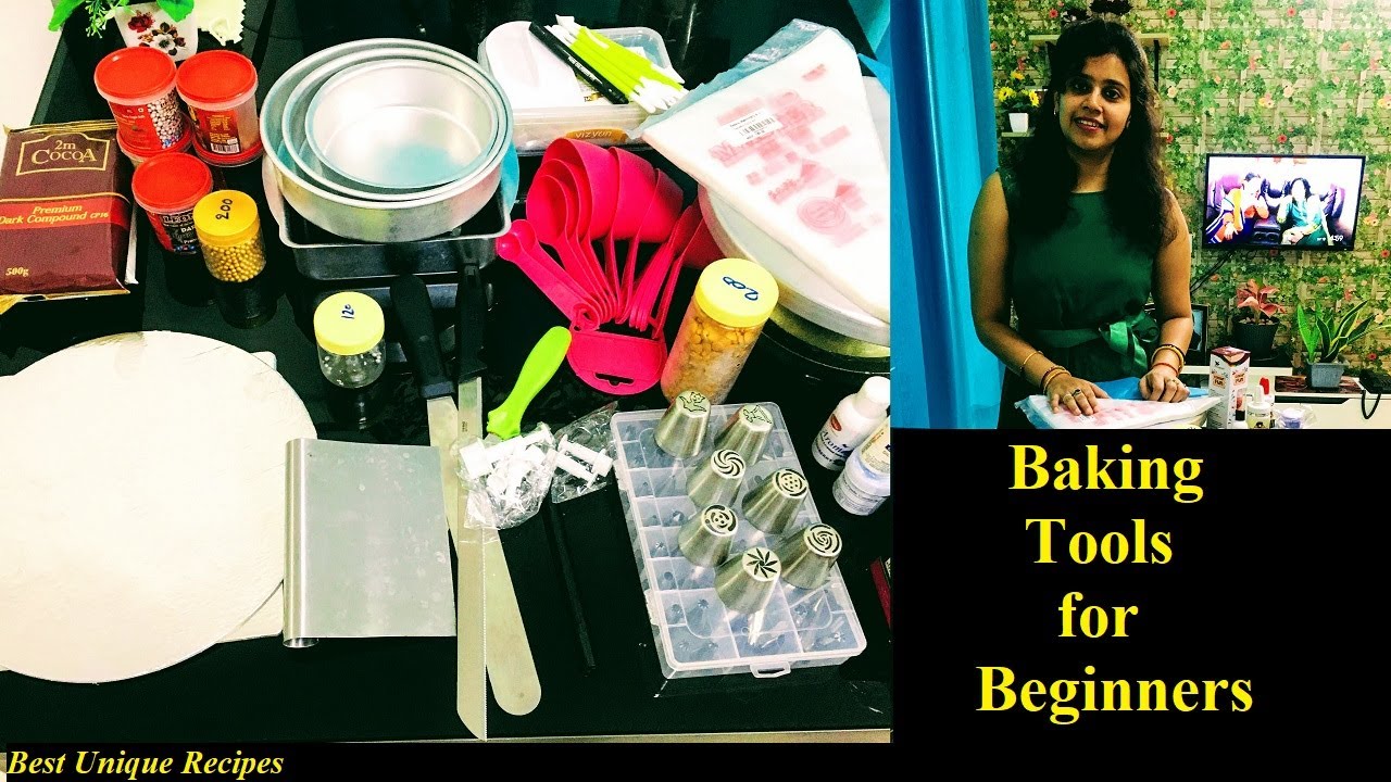 Baking Tools for Beginners | Know About Cake tools and technique | Essential Baking Kit for starters