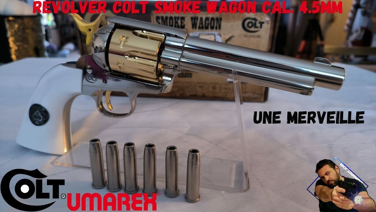 La perfection dans un révolver ! Colt Smoke Wagon CO2 cal. 4.5mm une merveille