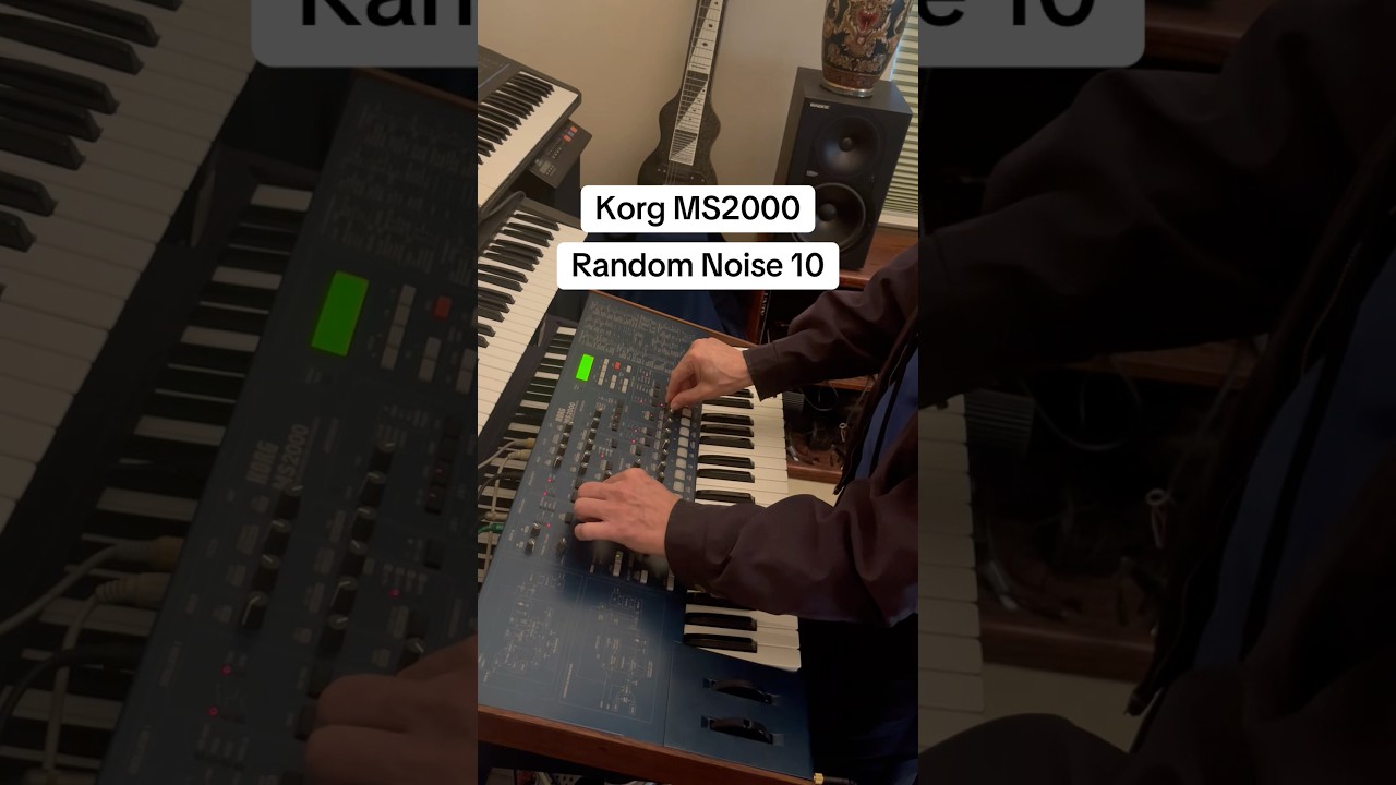 Korg MS2000  Random Noise  10 VINTAGE SYNTH SOUNDS and MUSIC 