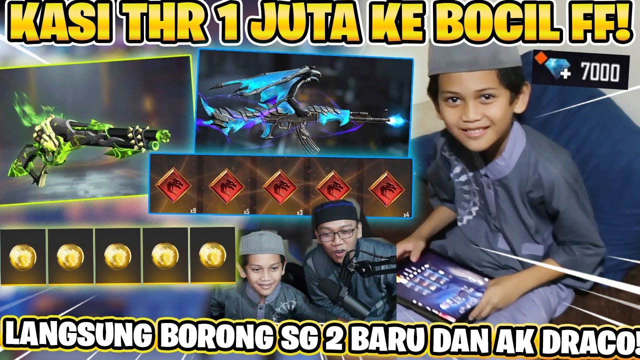TOPUP IN BOCIL 1JUTA! BUAT BORONG SEMUA SKIN SPESIAL LEBARAN! #TikTokBonusID