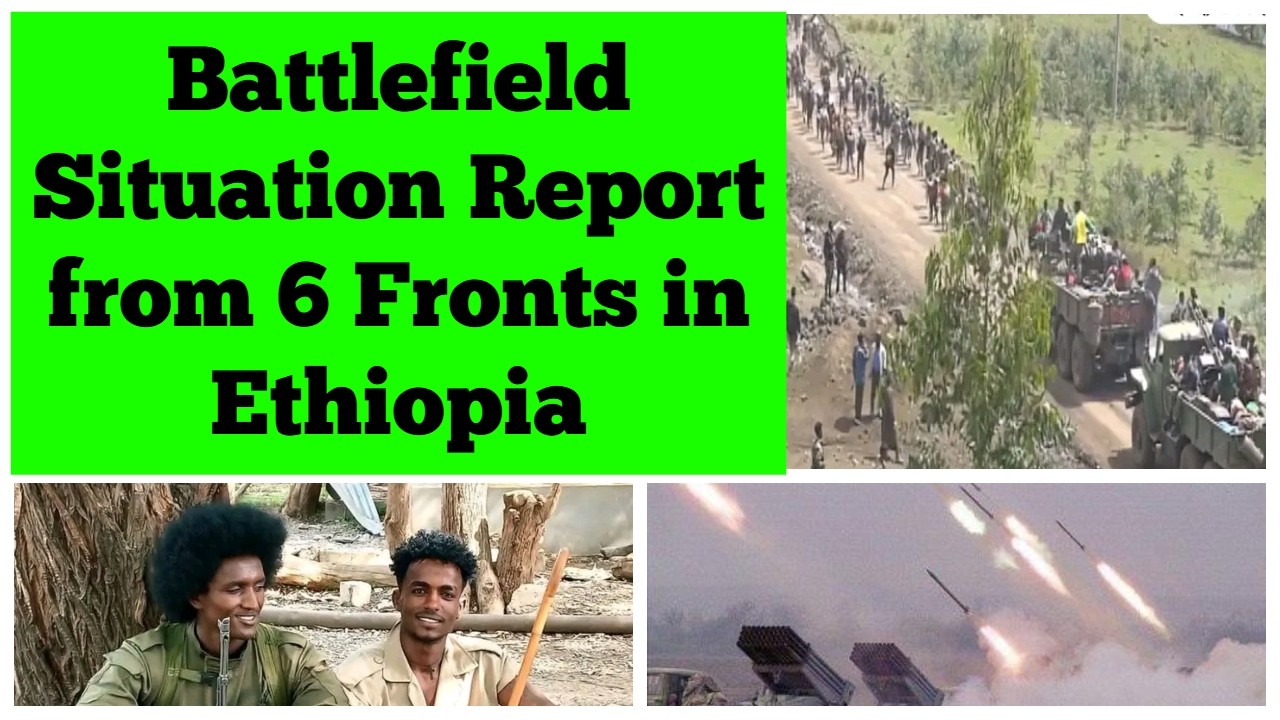 Battlefield Situation Report from 6 Fronts in Ethiopia