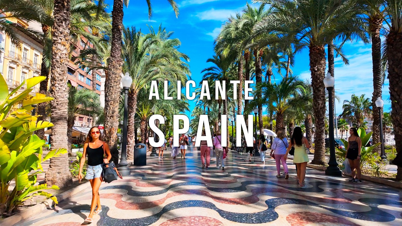 Alicante Spain 🇪🇸 | See the Whole City in 8 Minutes 4K Walking Tour