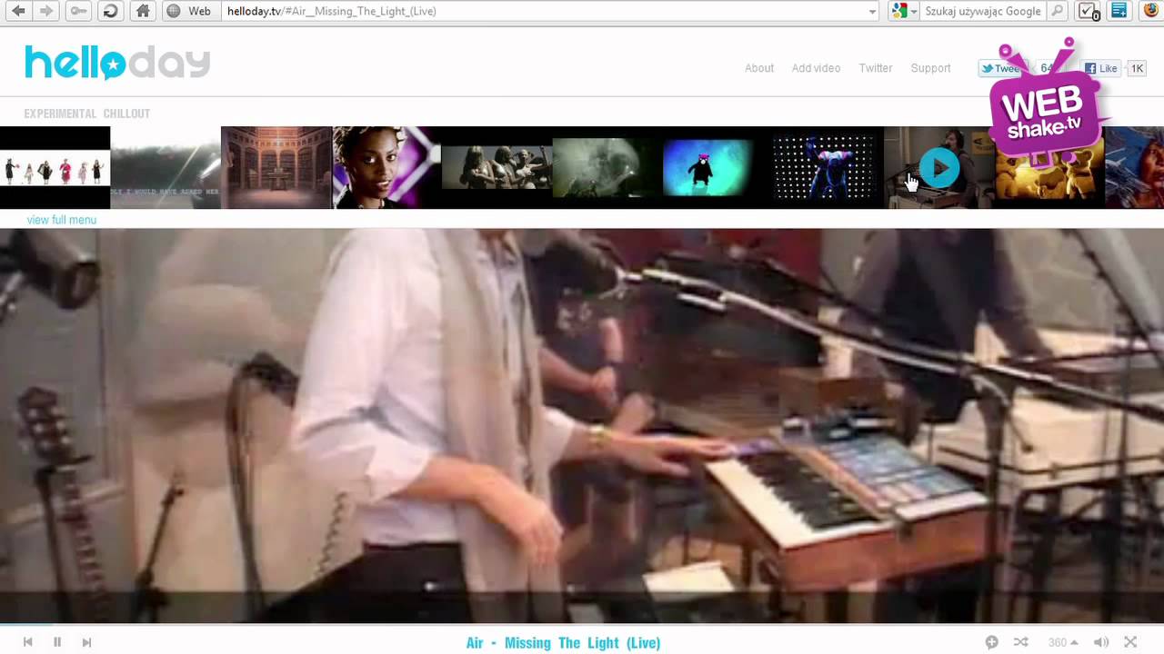 Serwis muzyczny Helloday.tv - Clicker #29 [Webshake TV]