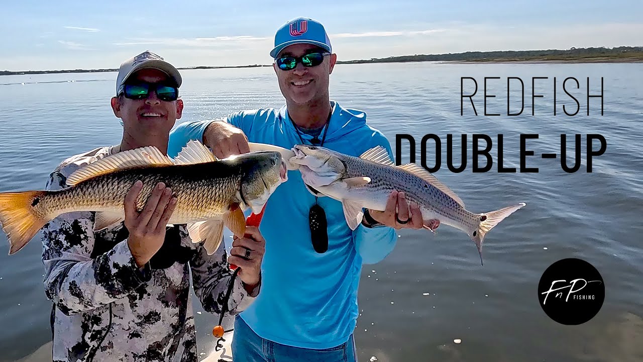 Redfish Double Ups: Inshore Fishing St Augustine, Florida