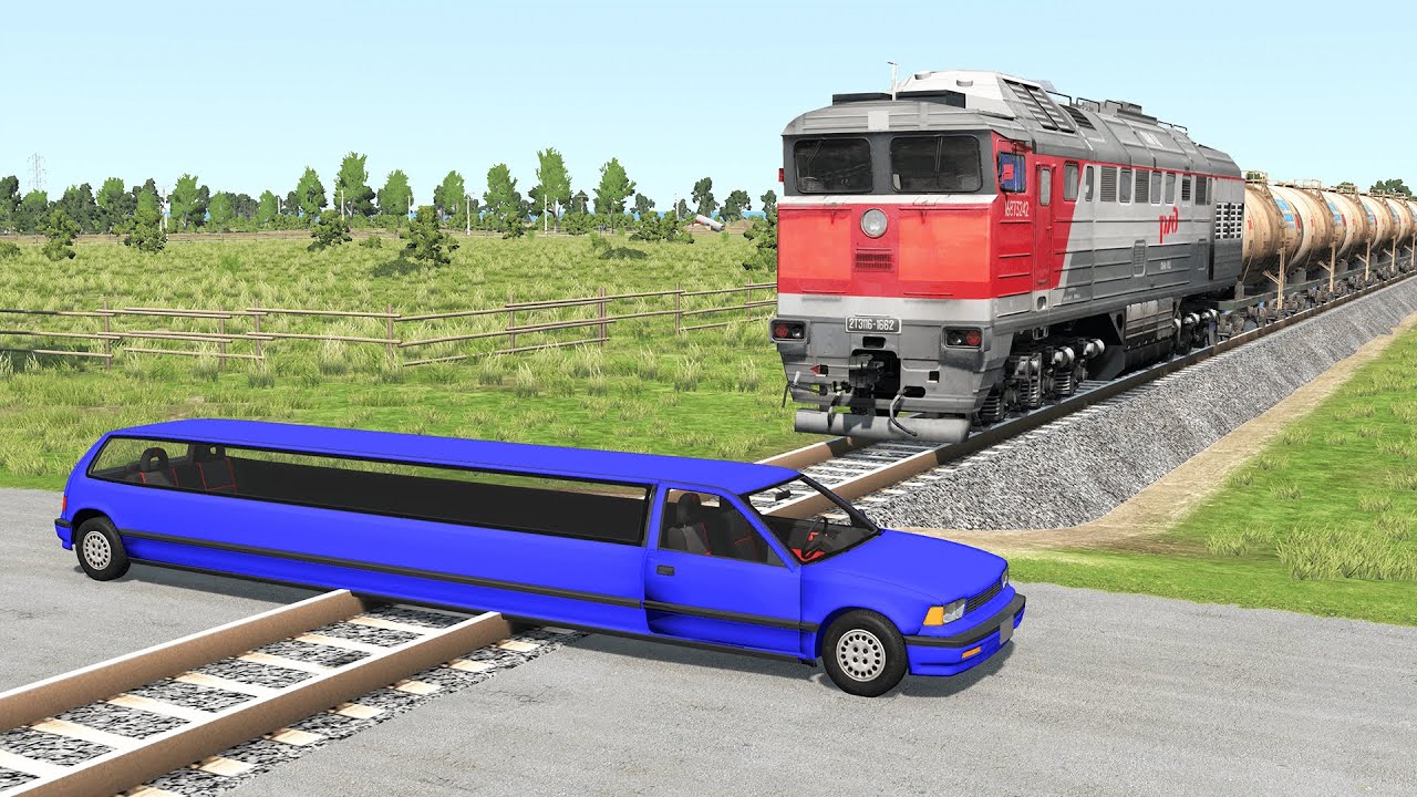 Cars vs Rails #9 &ndash; BeamNG.Drive