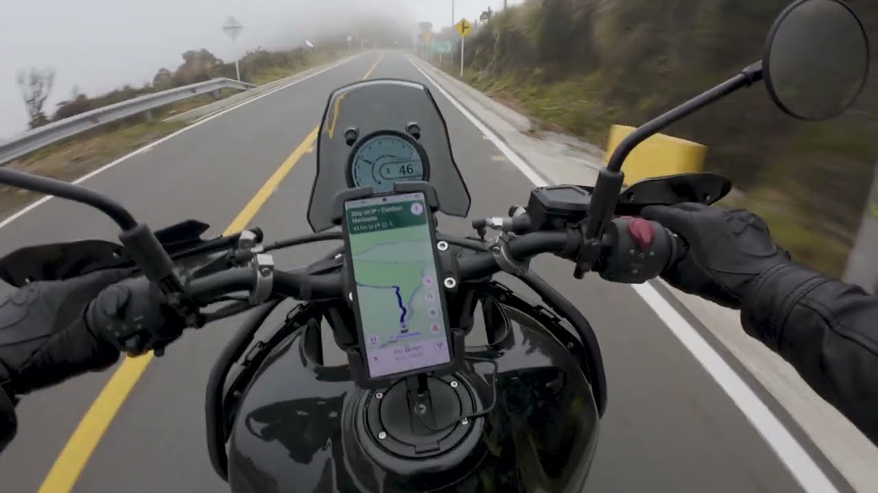 Riding Nevado del Ruiz 🇨🇴 | High-Altitude Motorcycle POV (No Music,)Into the Clouds