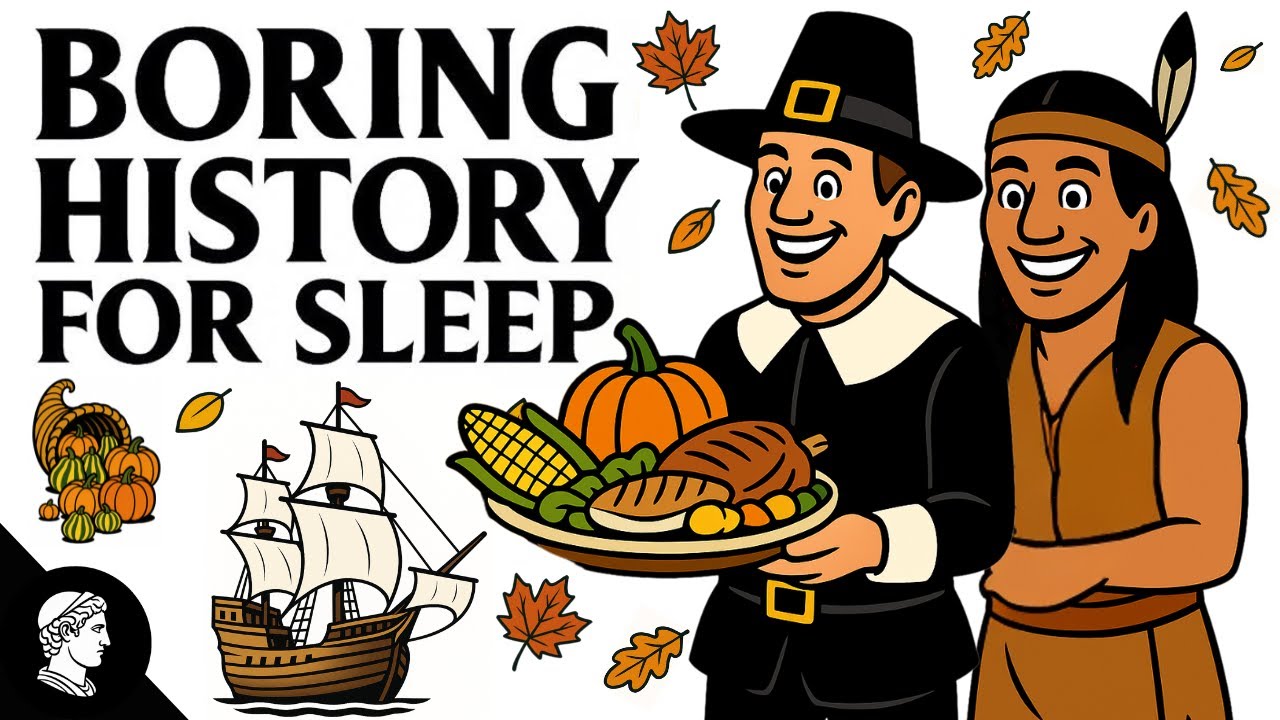 The Pilgrims and the First Thanksgiving | Boring History for Sleep