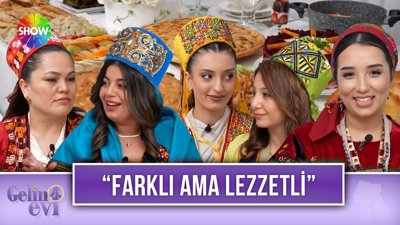 Mihriban Gelin'in Türkmenistan lezzetleriyle dolu sunum masası... | Gelin Evi 1512. Bölüm