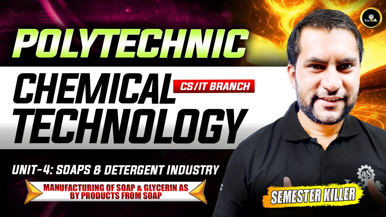 Soap & Detergent Industry | Manufacturing of glycerin | BTEUP Chemical Engg. | #astechnic