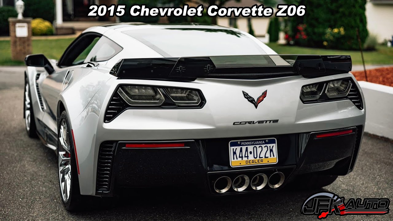 Low Mile Blade Silver 2015 Chevrolet Corvette Z06! LOADED WITH OPTIONS!