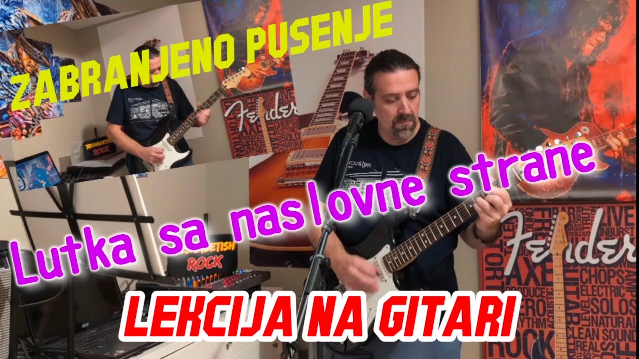 Zabranjeno pusenje - Lutka sa naslovne strane. Lekcija na gitari & Cover.