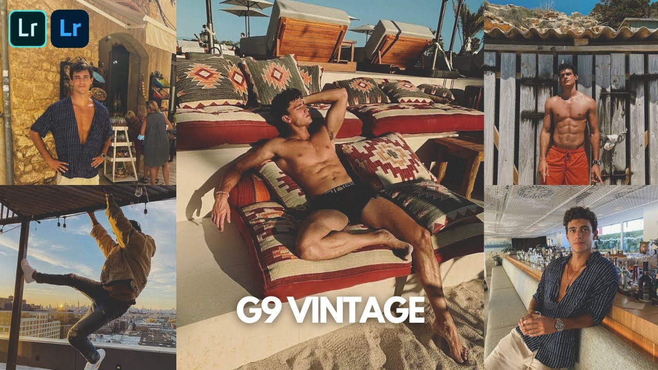 G9 Vintage Preset - Premium Lightroom Mobile Aesthetic Vintage Brown Preset Free Dng | Brown Tones