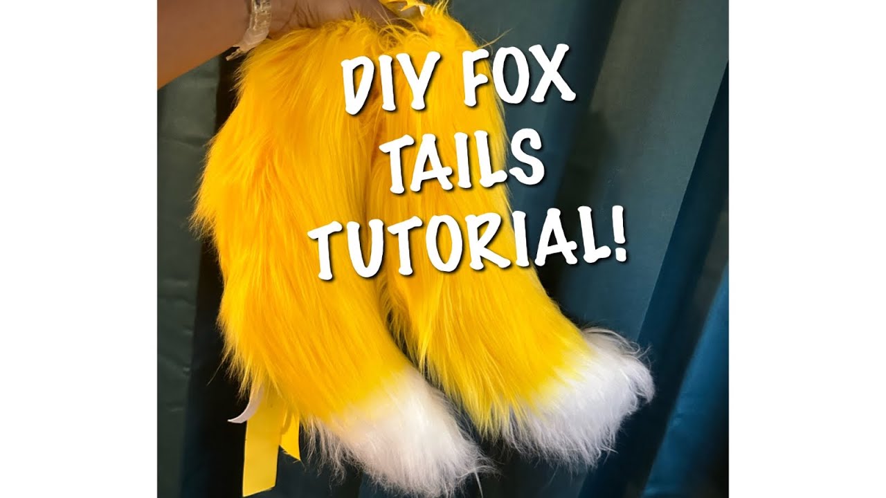 Fox tail costume! DIY tails costume from sonic