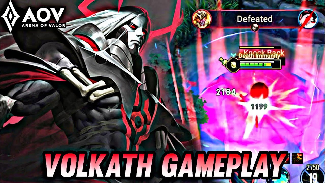 AOV : VOLKATH GAMEPLAY | IN JUNGLE - ARENA OF VALOR LIÊNQUÂNMOBILE ROV