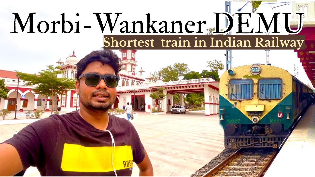 Ceramic City Express 🏭 | Morbi–Wankaner DEMU Journey 🚆