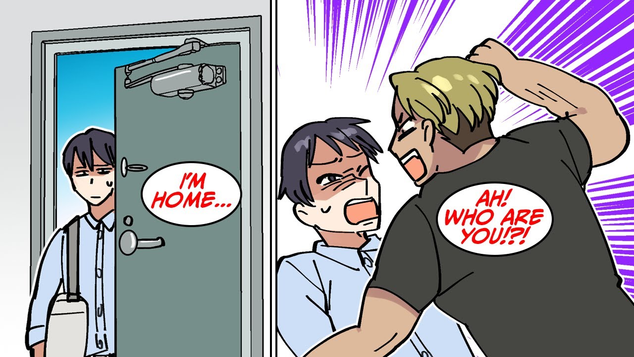 When I came home from a business trip a man I don’t know punched me [Manga Dub]