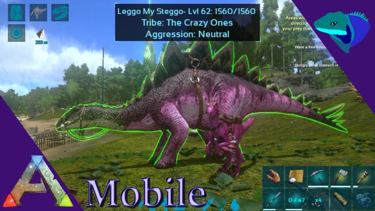 DYEING DINOS AND STARTING OUR REDWOODS MOVE! Ark: Mobile [S1:E7]