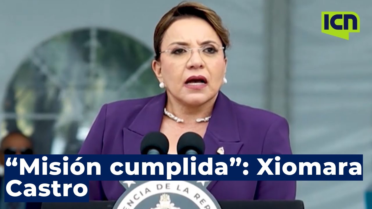 “Misión cumplida”: Xiomara Castro le desea suerte al gobierno de Nasry 