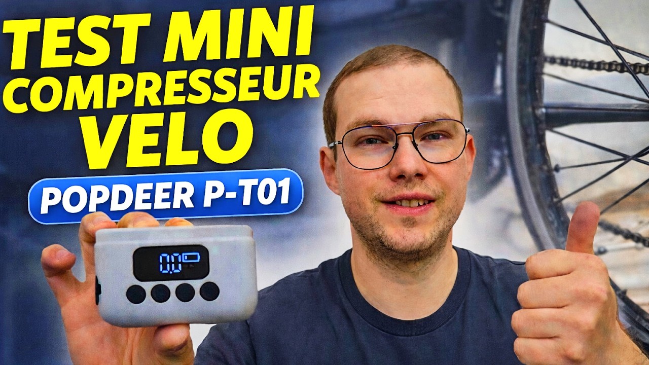 J’ai Testé une Mini Pompe électrique pas Chère ! - POPDEER P-T01