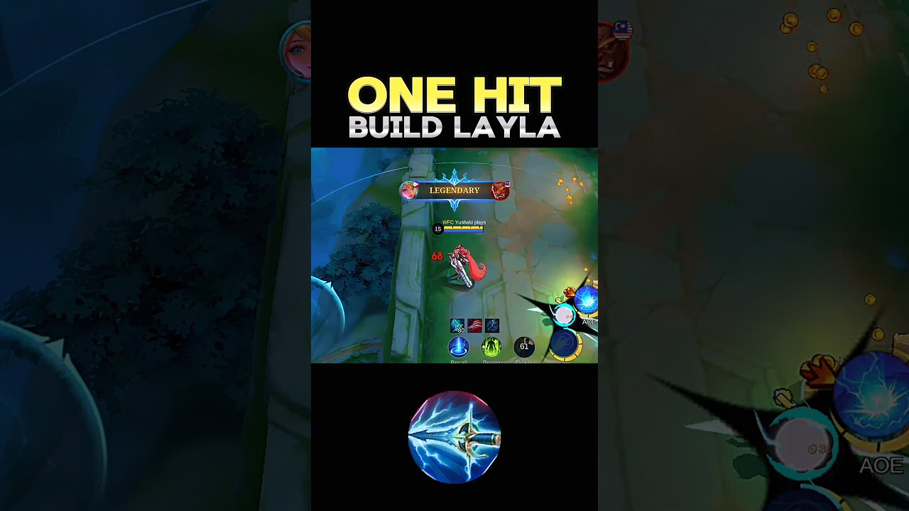 😱 WATCH THIS - BEST BUILD LAYLA 2025❓ (ONE HIT) ~ MLBB 🔥 #mobilelegends #layla #onehitbuild #shorts