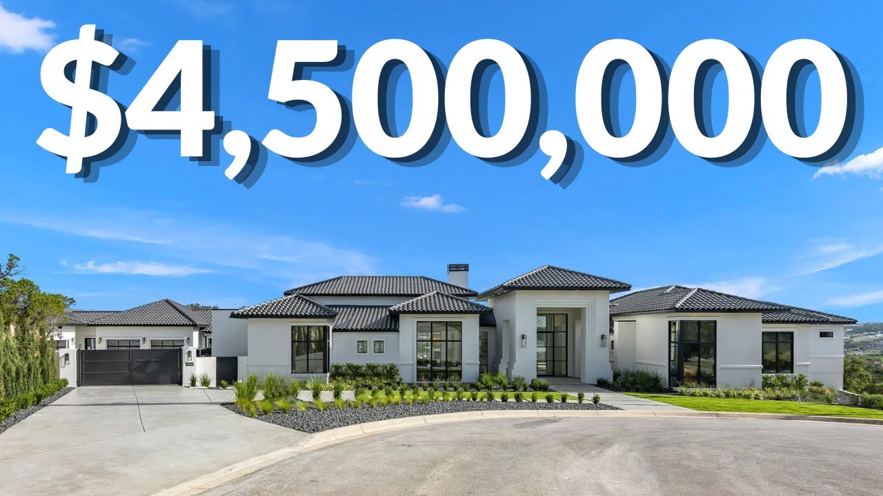 Inside a $4,500,000 MODERN Mansion Boasting INSANE Views | San Antonio Luxury Home Tour