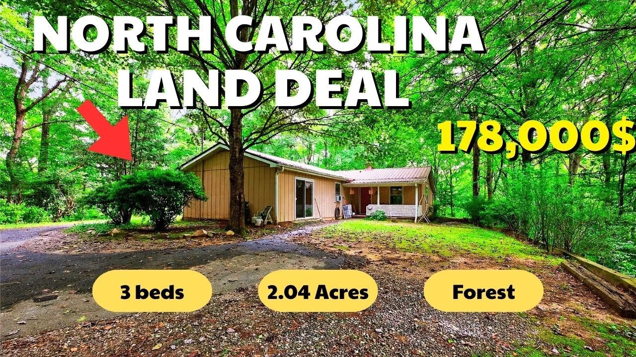 Affordable Mountain Home in North Carolina 🌄 2 Acres for $178K